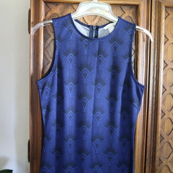 H&M Sleeveless Side Slit Boho Sheath Dress - NWT! Size S - Picture 4 of 15